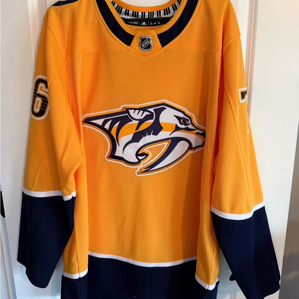 Adidas Nashville Predators P.K. Subban #76 Gold NHL Hockey Jersey